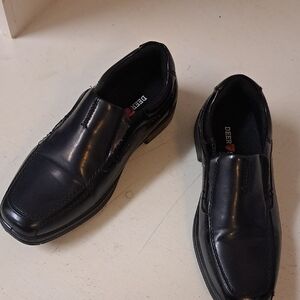 Deer Stags Kids Black Dress Shoes